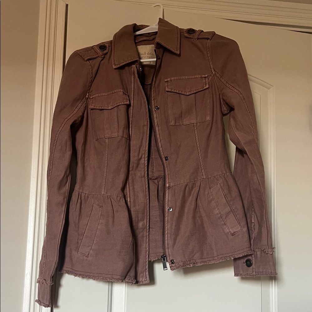 Altar'd State Brown Utility Jacket